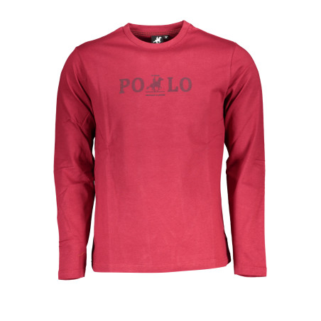US GRAND POLO LANGARM-T-SHIRT FÜR HERREN ROT