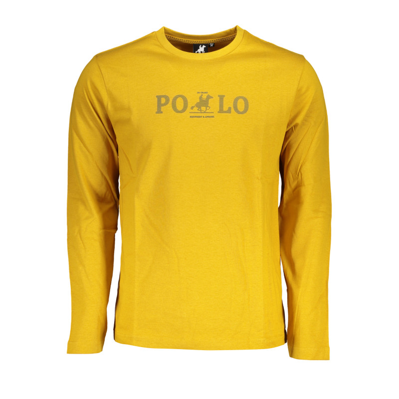 US GRAND POLO HERREN LANGARM T-SHIRT GELB