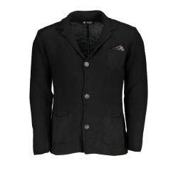 U.S. GRAND POLO CARDIGAN UOMO NERO