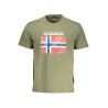 NAPAPIJRI GREEN MEN&39S SHORT SLEEVE T-SHIRT