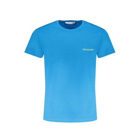 TRUSSARDI HERREN-KURZARM-T-SHIRT BLAU