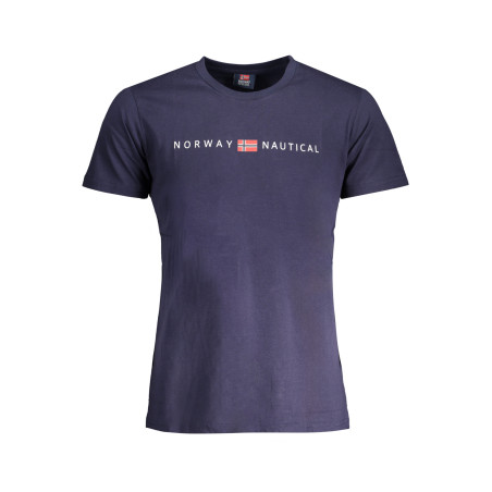 NORWEGEN 1963 HERREN-KURZARM-T-SHIRT BLAU