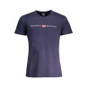 NORWEGEN 1963 HERREN-KURZARM-T-SHIRT BLAU