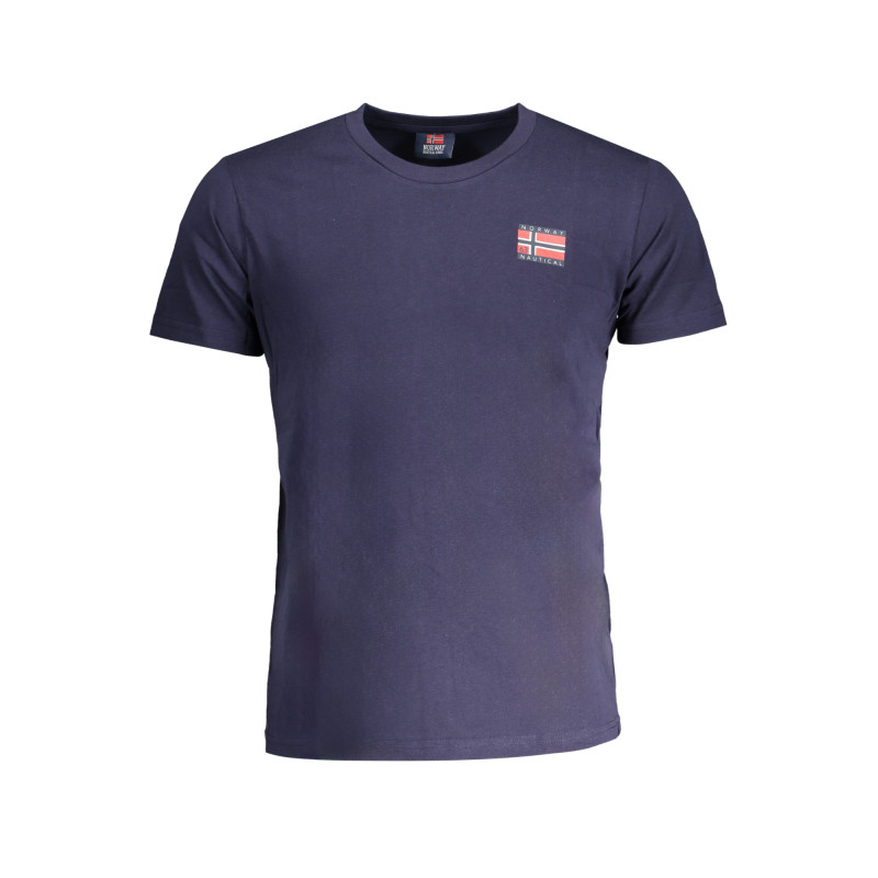 NORWEGEN 1963 HERREN-KURZARM-T-SHIRT BLAU