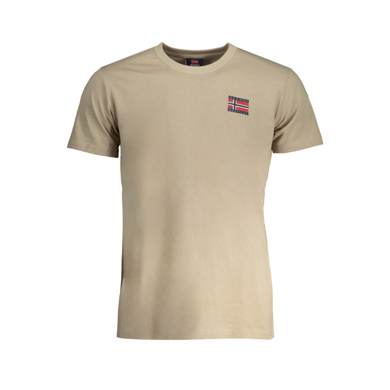 NORWEGEN 1963 BEIGES KURZARM-T-SHIRT FÜR HERREN