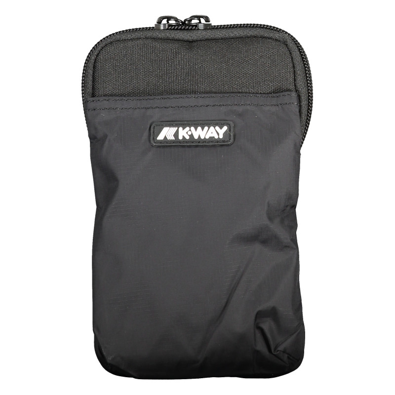 K-WAY SCHWARZE HERREN-UMHÄNGETASCHE
