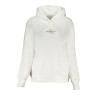 CALVIN KLEIN DAMEN-SWEATSHIRT MIT REISSVERSCHLUSS WEISS