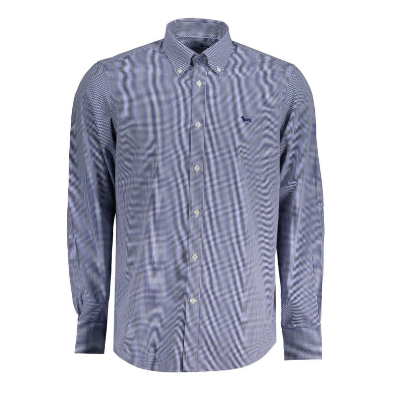 HARMONT &amp BLAINE HERREN-LANGARMHEMD BLAU