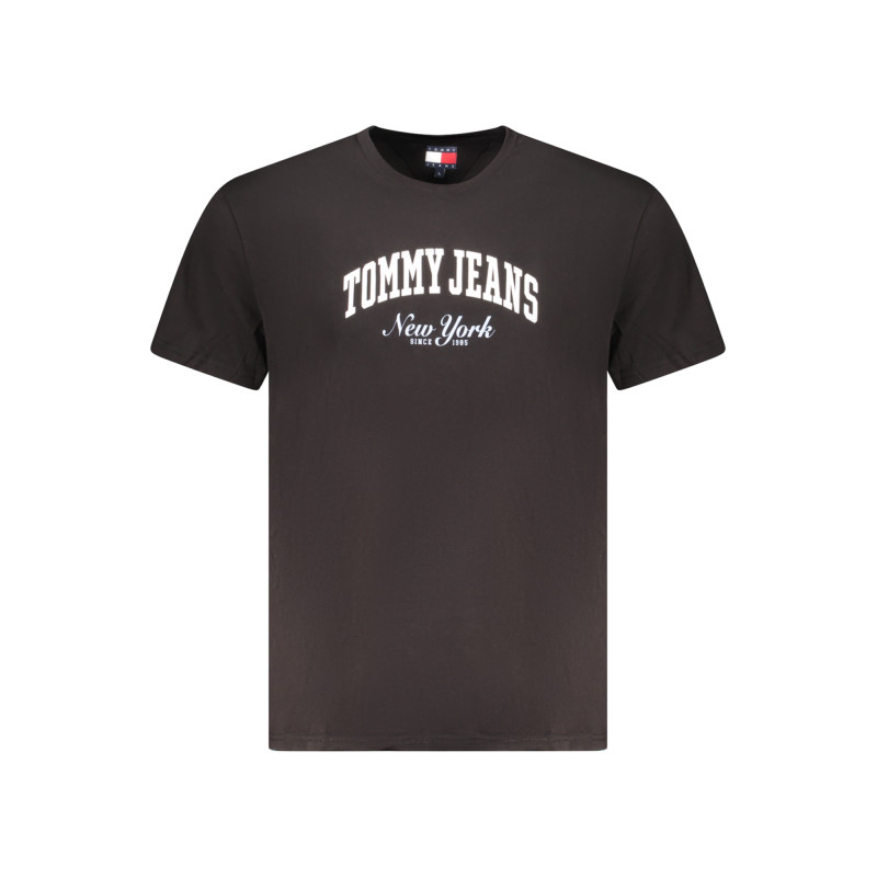 TOMMY HILFIGER HERREN KURZARM T-SHIRT SCHWARZ