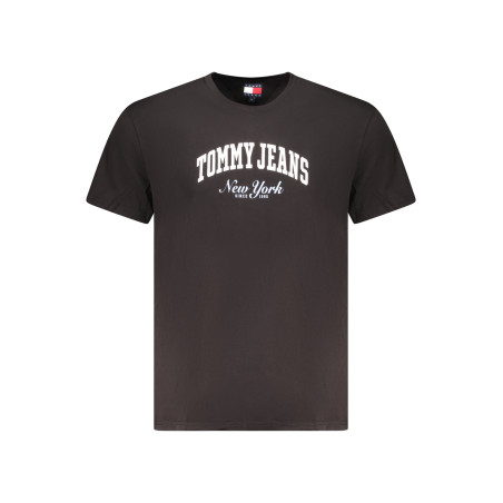 TOMMY HILFIGER T-SHIRT MANICHE CORTE UOMO NERO