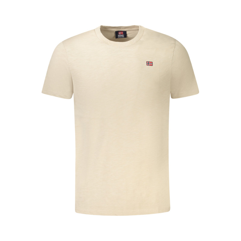 NORWEGEN 1963 HERREN KURZARM T-SHIRT BEIGE