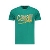 CAVALLI CLASS KURZARM-T-SHIRT HERREN GRÜN