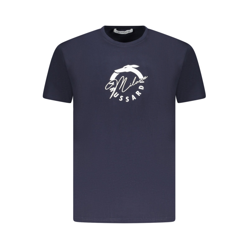 Trussardi Herren Kurzarm T-Shirt Blau