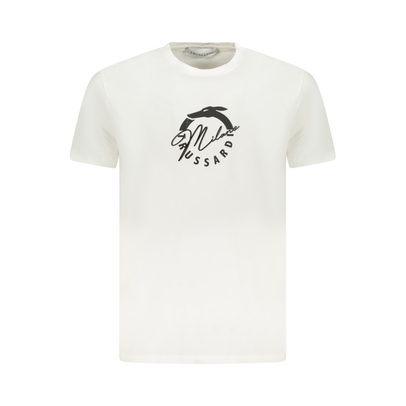 Trussardi Kurzarm-T-Shirt Herren Weiß