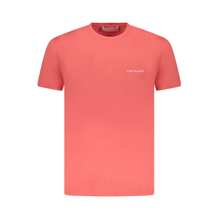 TRUSSARDI T-SHIRT MANICHE CORTE UOMO ROSA