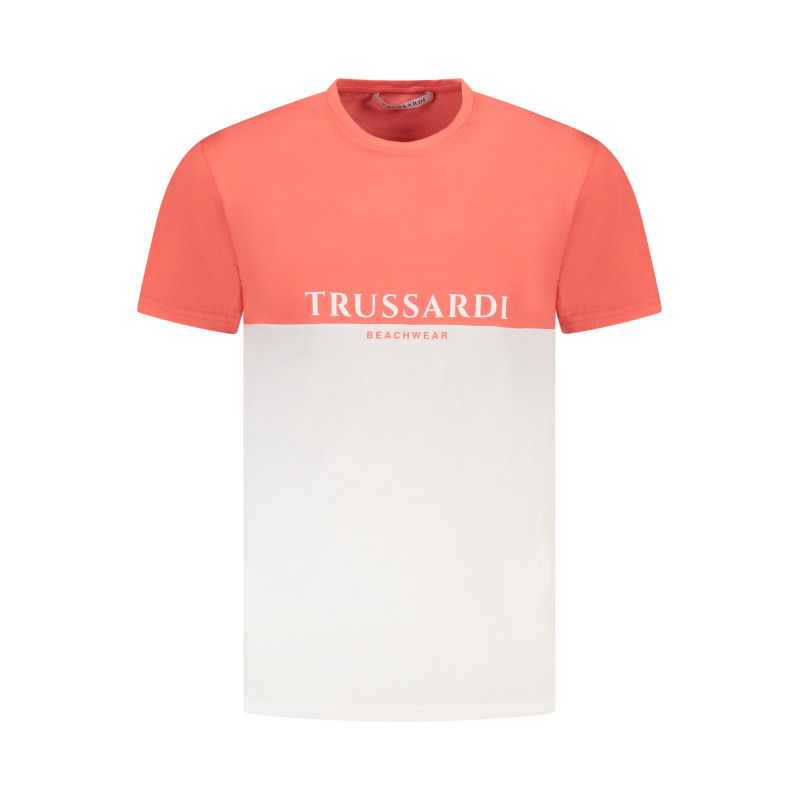Trussardi Herren Kurzarm T-Shirt Rosa