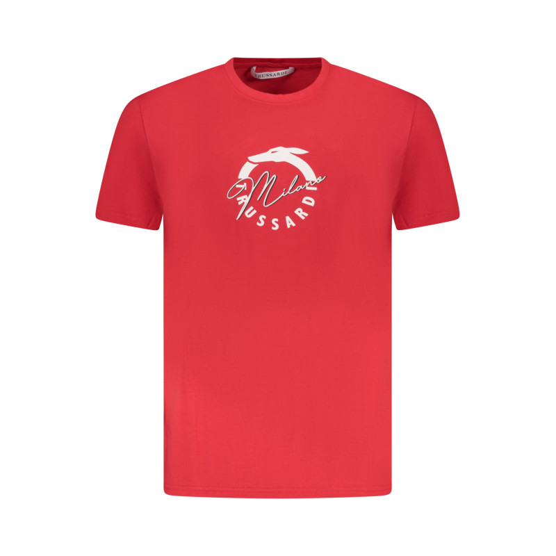 Trussardi Herren Kurzarm T-Shirt Rot