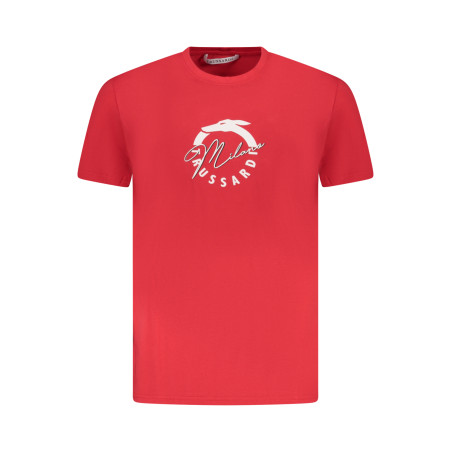 Trussardi Herren Kurzarm T-Shirt Rot