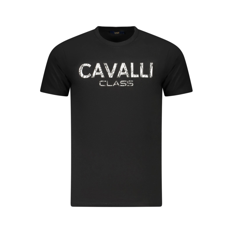 CAVALLI CLASS SHORT SLEEVE T-SHIRT MEN BLACK