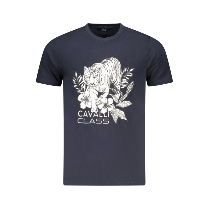 CAVALLI CLASS T-SHIRT MANICHE CORTE UOMO BLU