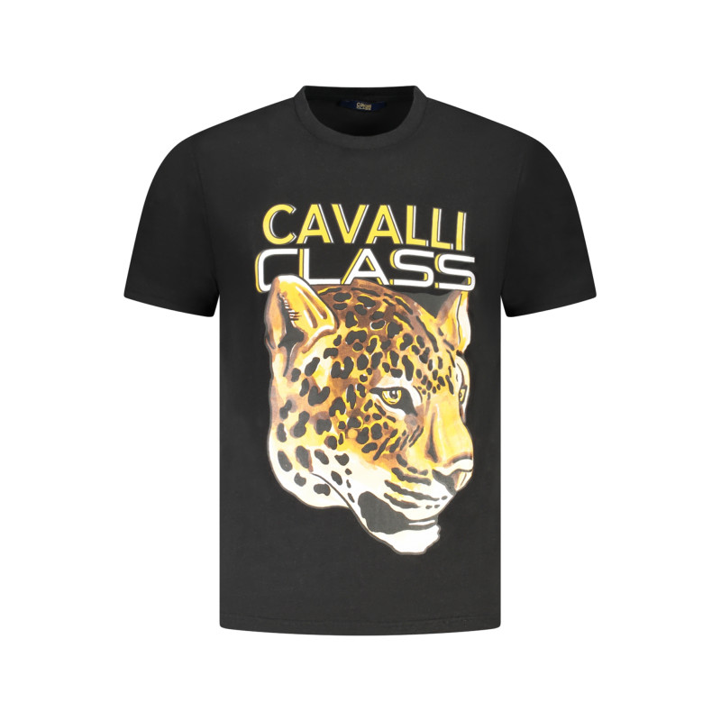 CAVALLI CLASS SHORT SLEEVE T-SHIRT MEN BLACK