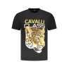 CAVALLI CLASS KURZARM T-SHIRT HERREN SCHWARZ