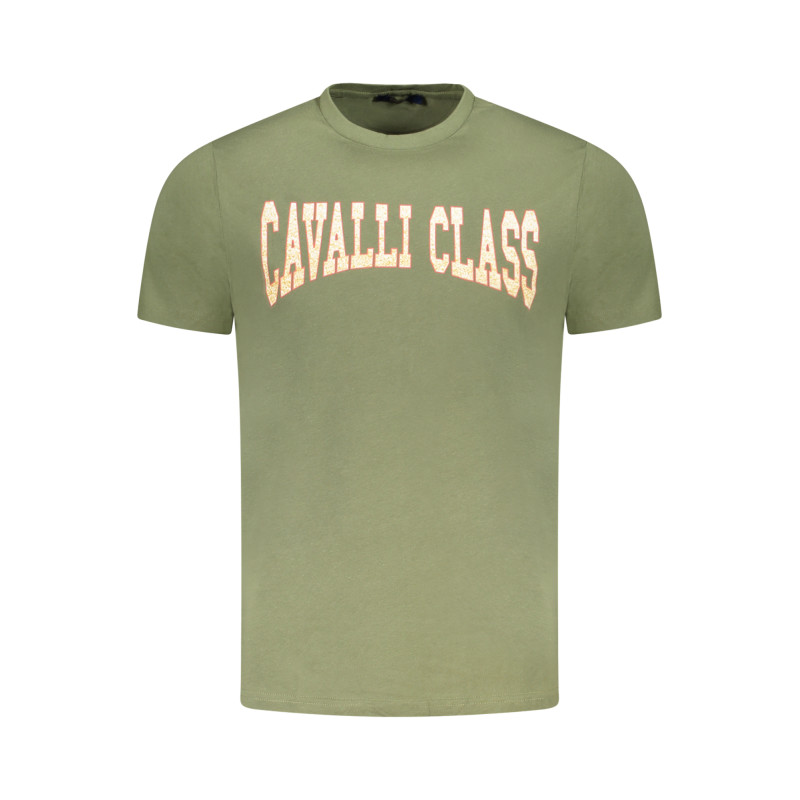 CAVALLI CLASS KURZARM-T-SHIRT HERREN GRÜN