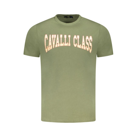CAVALLI CLASS KURZARM-T-SHIRT HERREN GRÜN
