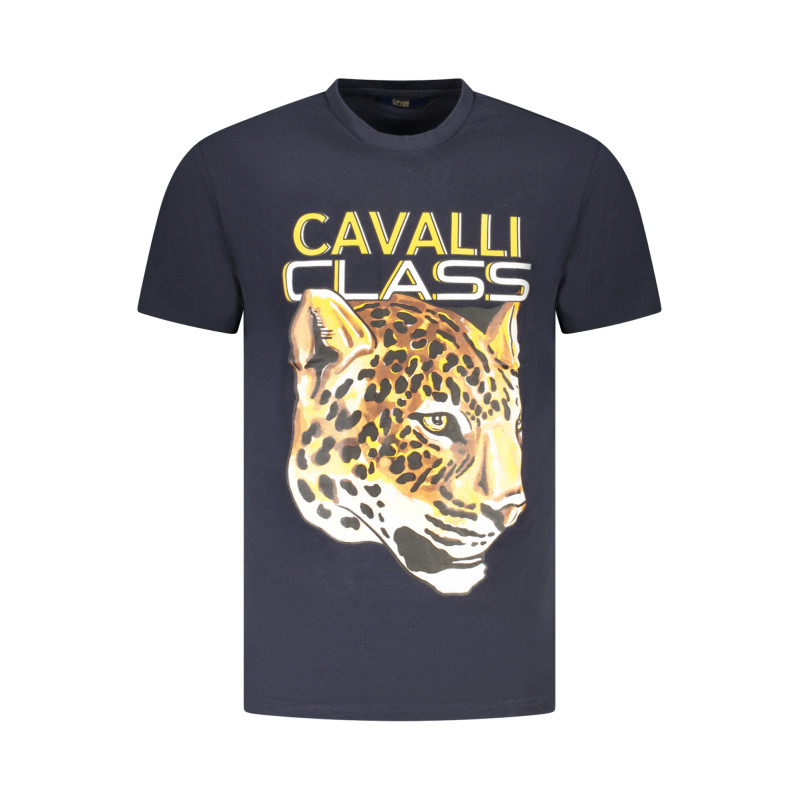 CAVALLI CLASS KURZARM-T-SHIRT HERREN BLAU