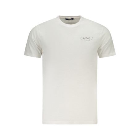 CAVALLI CLASS KURZARM-T-SHIRT HERREN WEISS