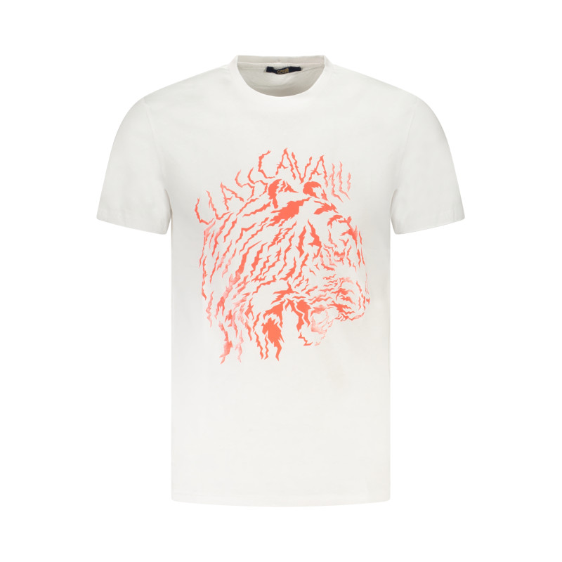 CAVALLI CLASS KURZARM-T-SHIRT HERREN WEISS