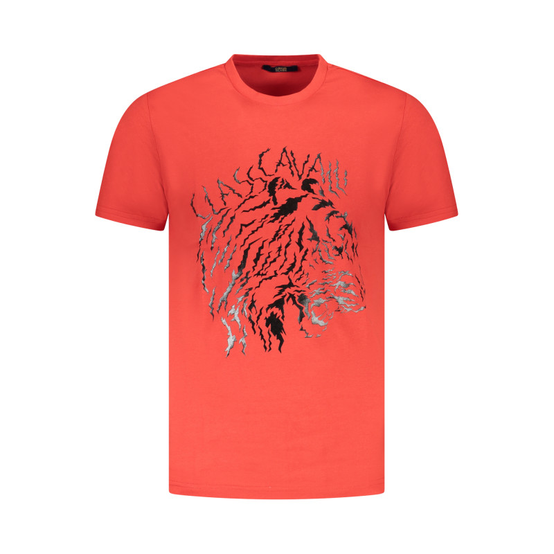 CAVALLI CLASS T-SHIRT MANICHE CORTE UOMO ROSSO