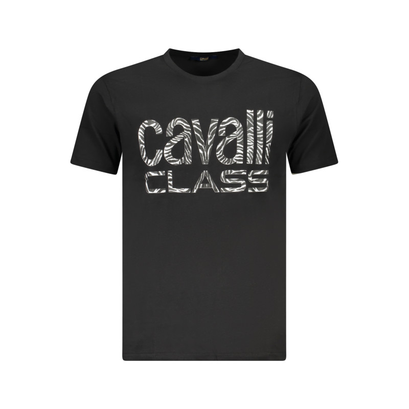 CAVALLI CLASS T-SHIRT MANICHE CORTE UOMO NERO