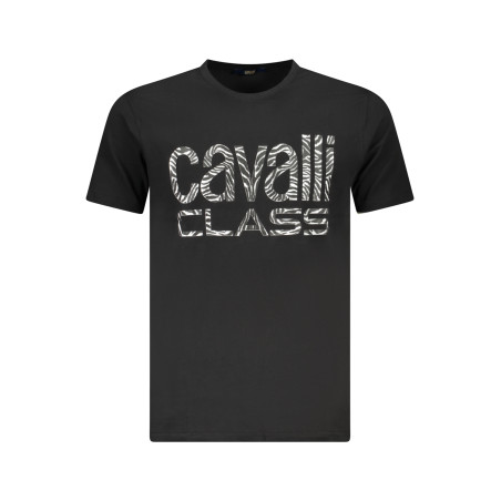 CAVALLI CLASS T-SHIRT MANICHE CORTE UOMO NERO