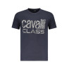 CAVALLI CLASS KURZARM-T-SHIRT HERREN BLAU