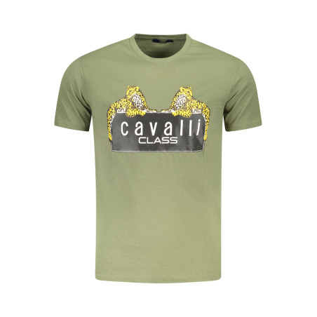 CAVALLI CLASS KURZARM-T-SHIRT HERREN GRÜN