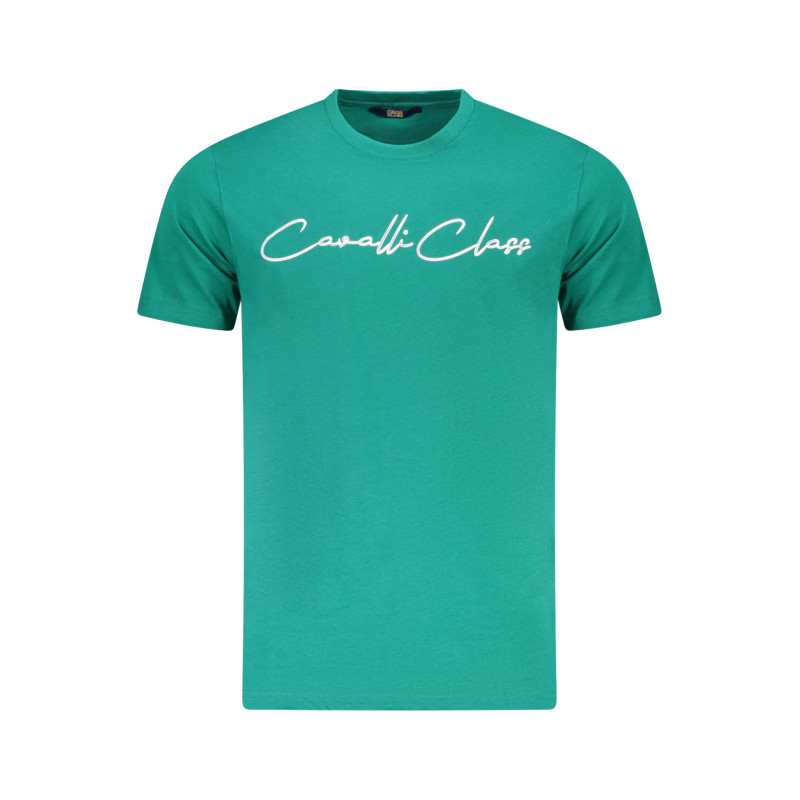 CAVALLI CLASS KURZARM-T-SHIRT HERREN GRÜN