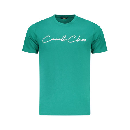 CAVALLI CLASS KURZARM-T-SHIRT HERREN GRÜN