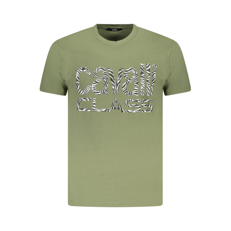 CAVALLI CLASS SHORT SLEEVE T-SHIRT MEN GREEN