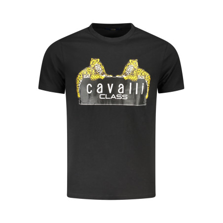 CAVALLI CLASS T-SHIRT MANICHE CORTE UOMO NERO