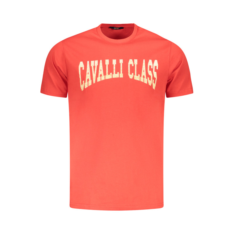 CAVALLI CLASS T-SHIRT MANICHE CORTE UOMO ROSSO