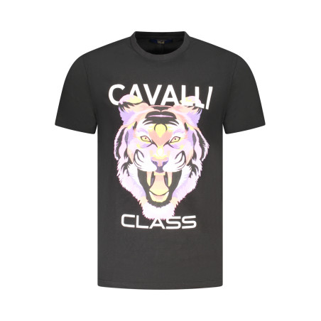 CAVALLI CLASS SHORT SLEEVE T-SHIRT MEN BLACK