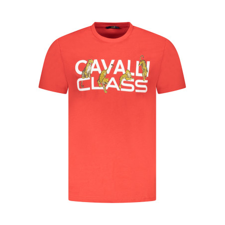 CAVALLI CLASS SHORT SLEEVE T-SHIRT MEN RED