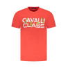 CAVALLI CLASS T-SHIRT MANICHE CORTE UOMO ROSSO