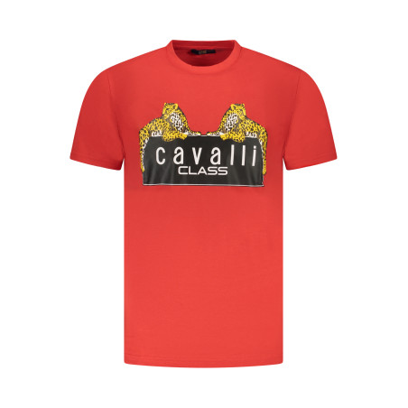 CAVALLI CLASS SHORT SLEEVE T-SHIRT MEN RED