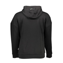 PLEIN SPORT MEN&39S BLACK ZIP-UP SWEATSHIRT