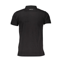 CAVALLI CLASS POLO SHORT SLEEVE MEN BLACK