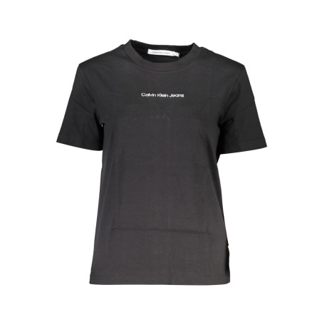 CALVIN KLEIN SHORT SLEEVE T-SHIRT WOMEN BLACK