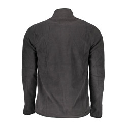 GIAN MARCO VENTURI MEN&39S BLACK ZIP-LESS SWEATSHIRT