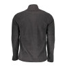 GIAN MARCO VENTURI MEN&39S BLACK ZIP-LESS SWEATSHIRT